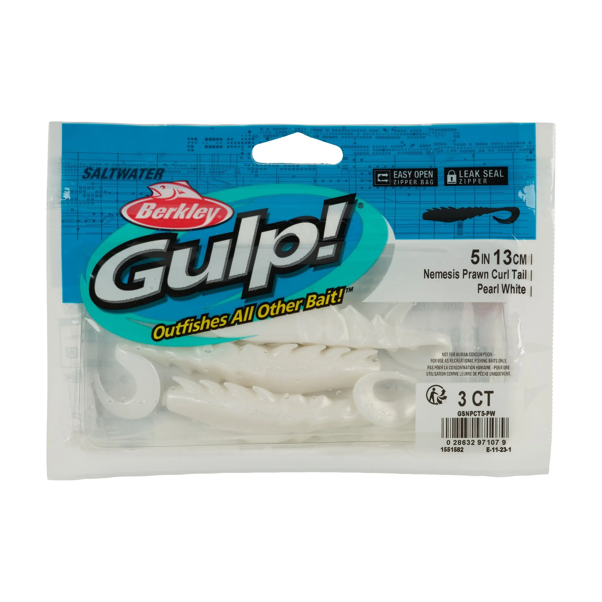 Berkley Gulp!® Saltwater Nemesis Prawn Curl Tail - Image 33