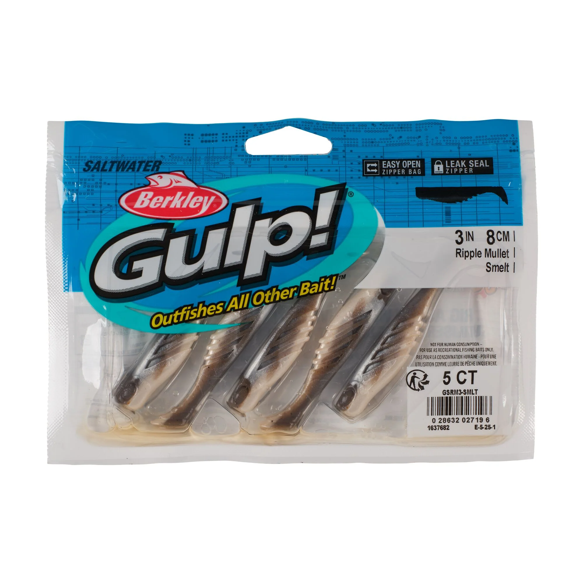 Berkley Gulp!® Saltwater Ripple Mullet - Image 41