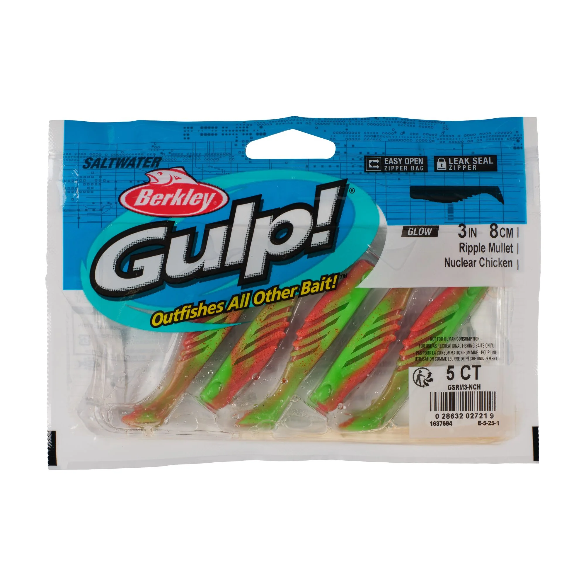 Berkley Gulp!® Saltwater Ripple Mullet - Image 43