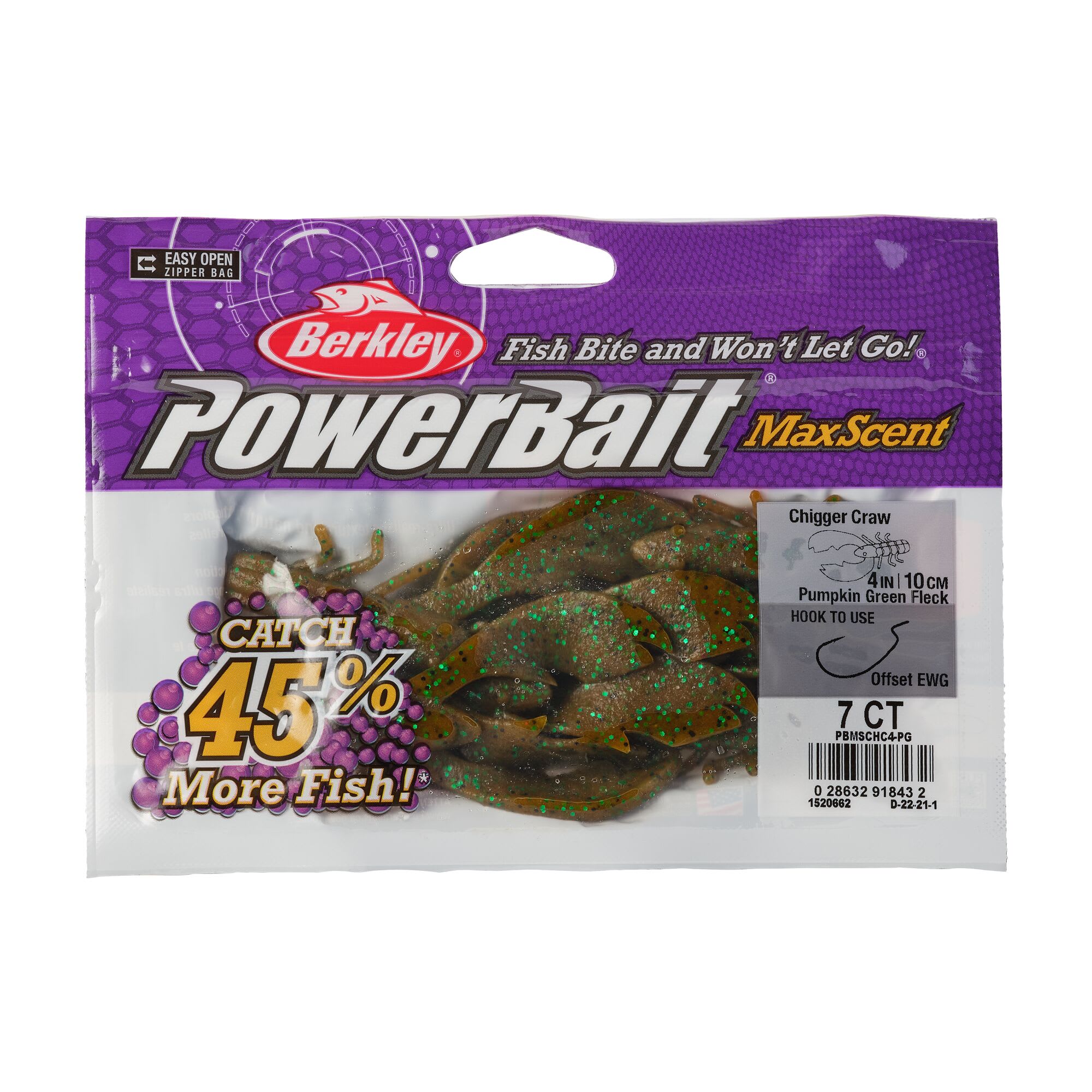Berkley PowerBait® MaxScent Chigger Craw - Image 57