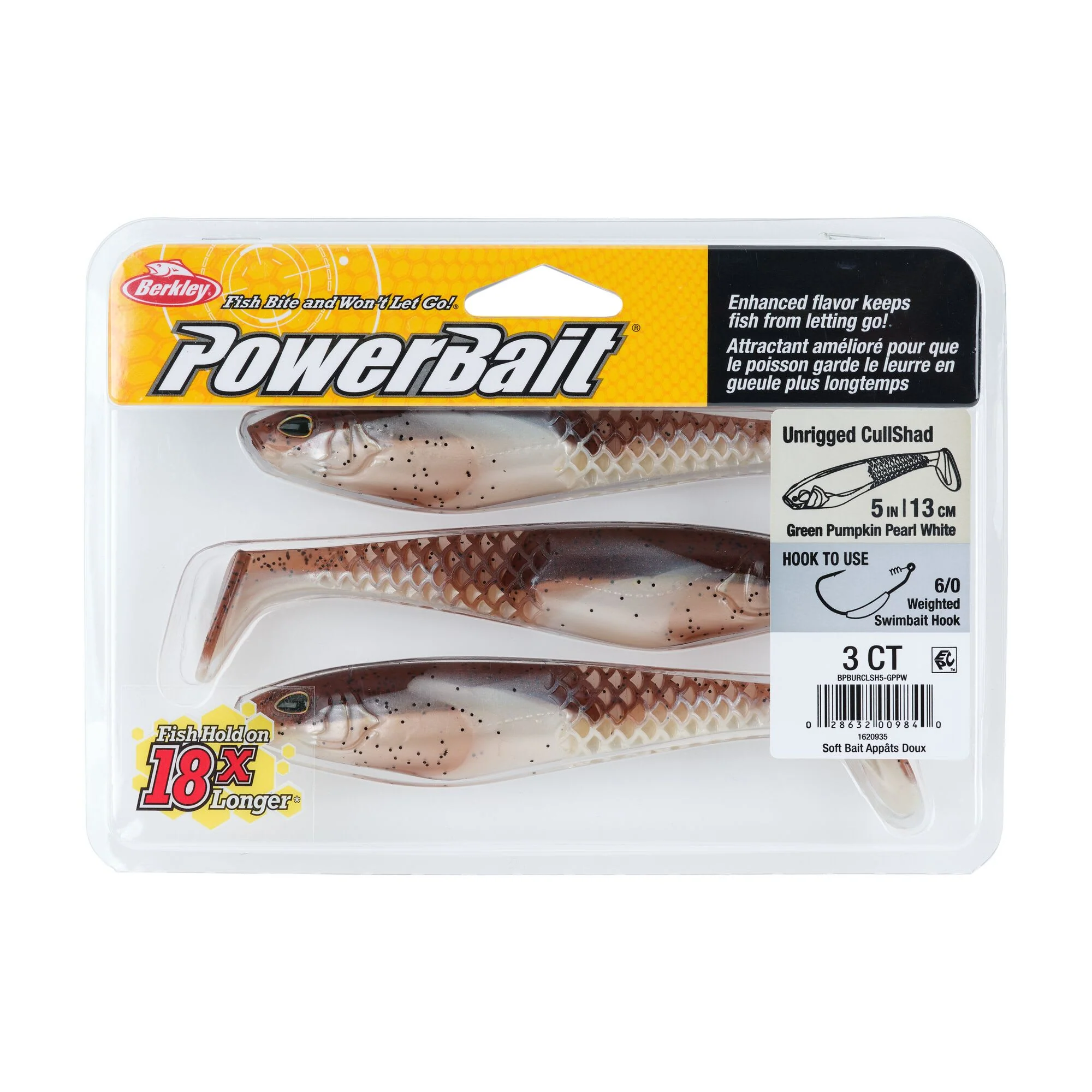 Berkley PowerBait® Unrigged CullShad - Image 40