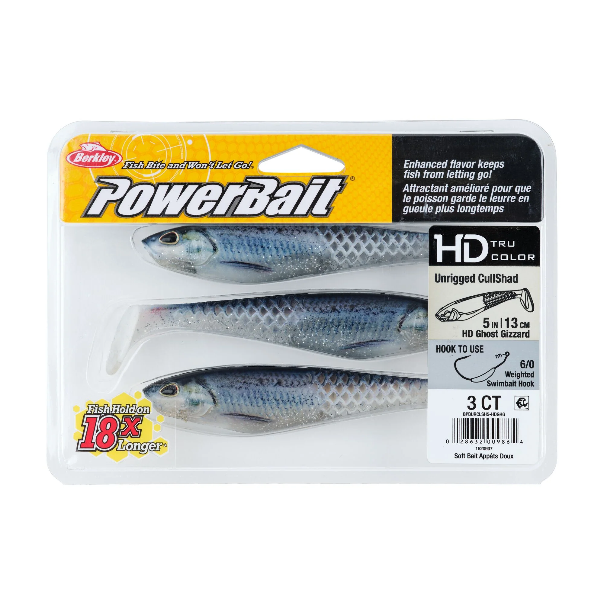 Berkley PowerBait® Unrigged CullShad - Image 42
