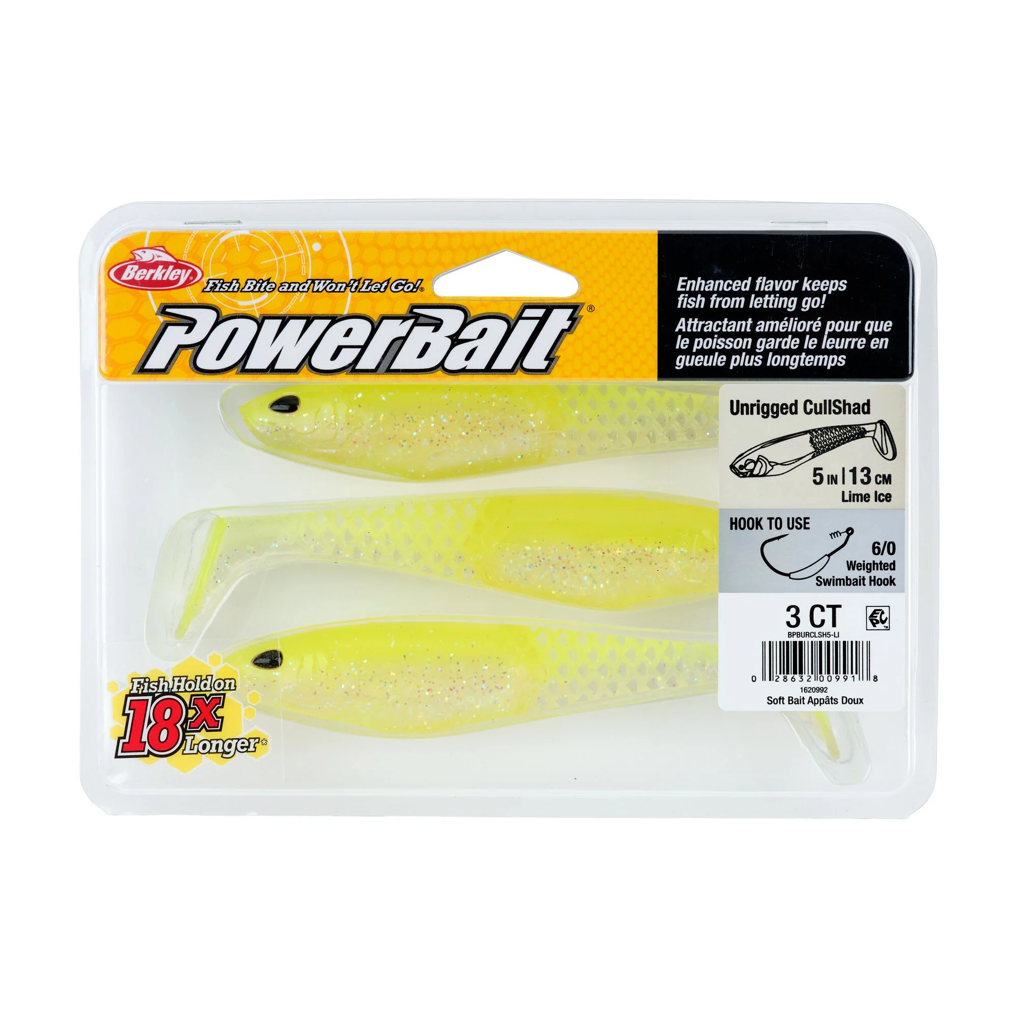 Berkley PowerBait® Unrigged CullShad - Image 47