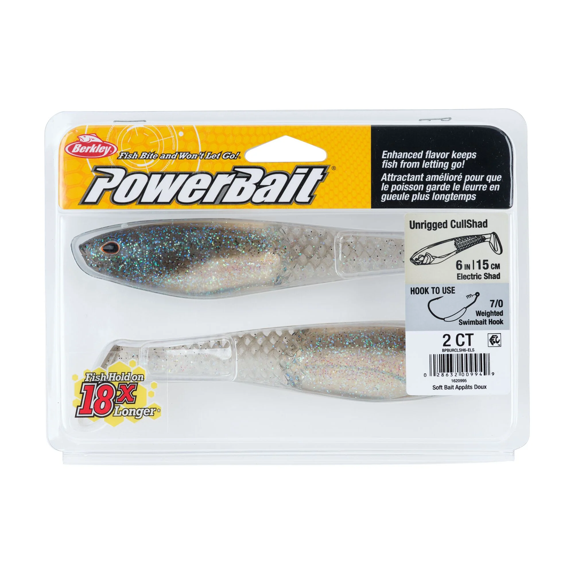 Berkley PowerBait® Unrigged CullShad - Image 50