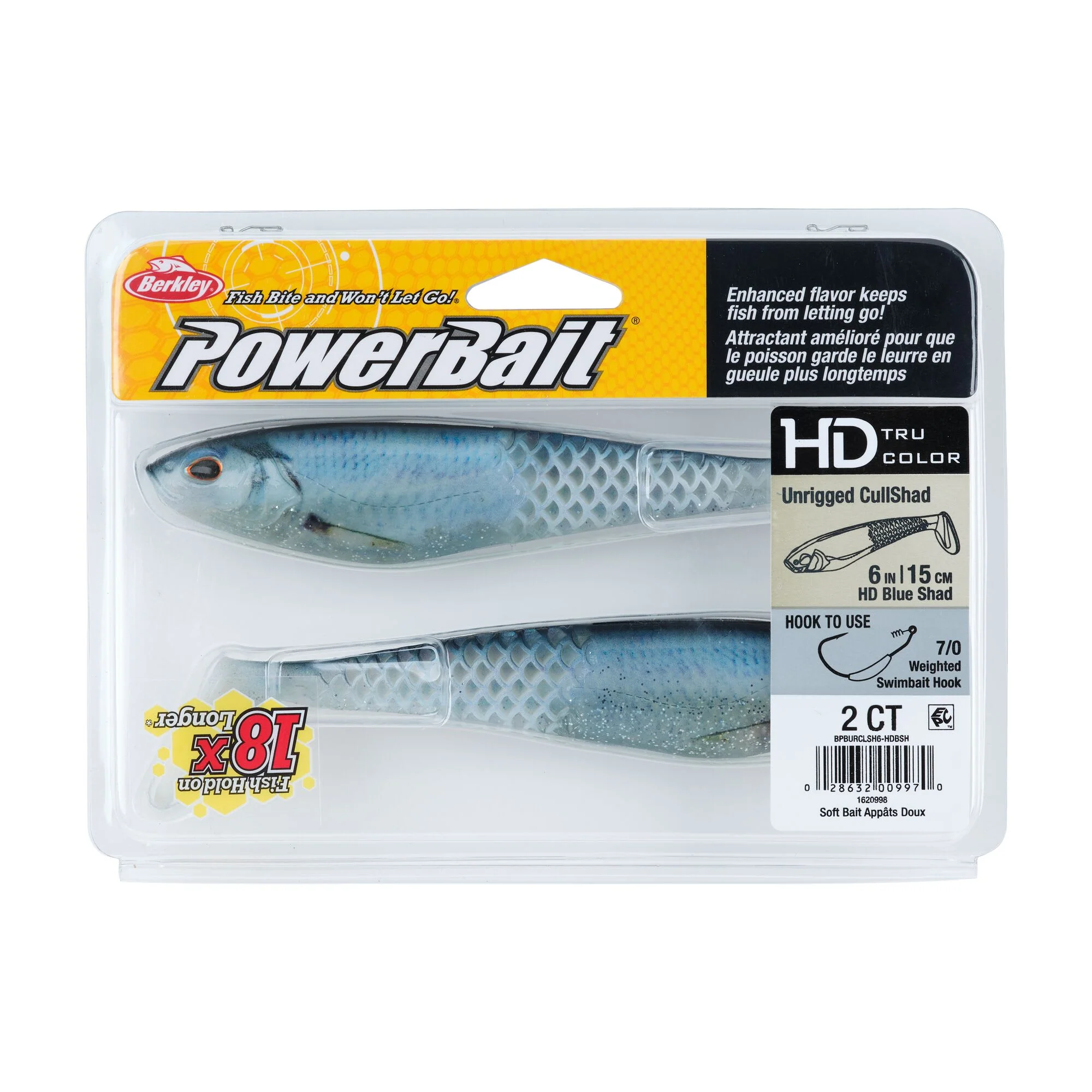 Berkley PowerBait® Unrigged CullShad - Image 53