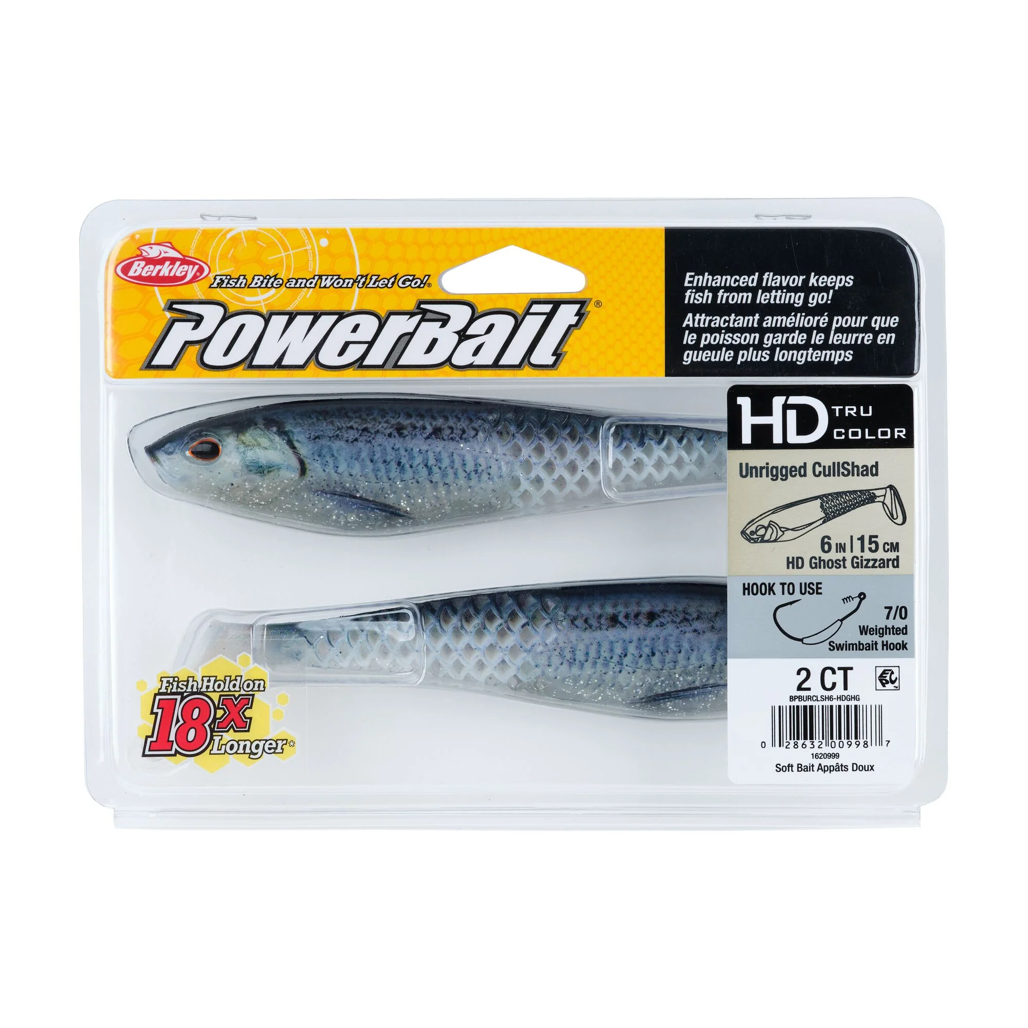 Berkley PowerBait® Unrigged CullShad - Image 54