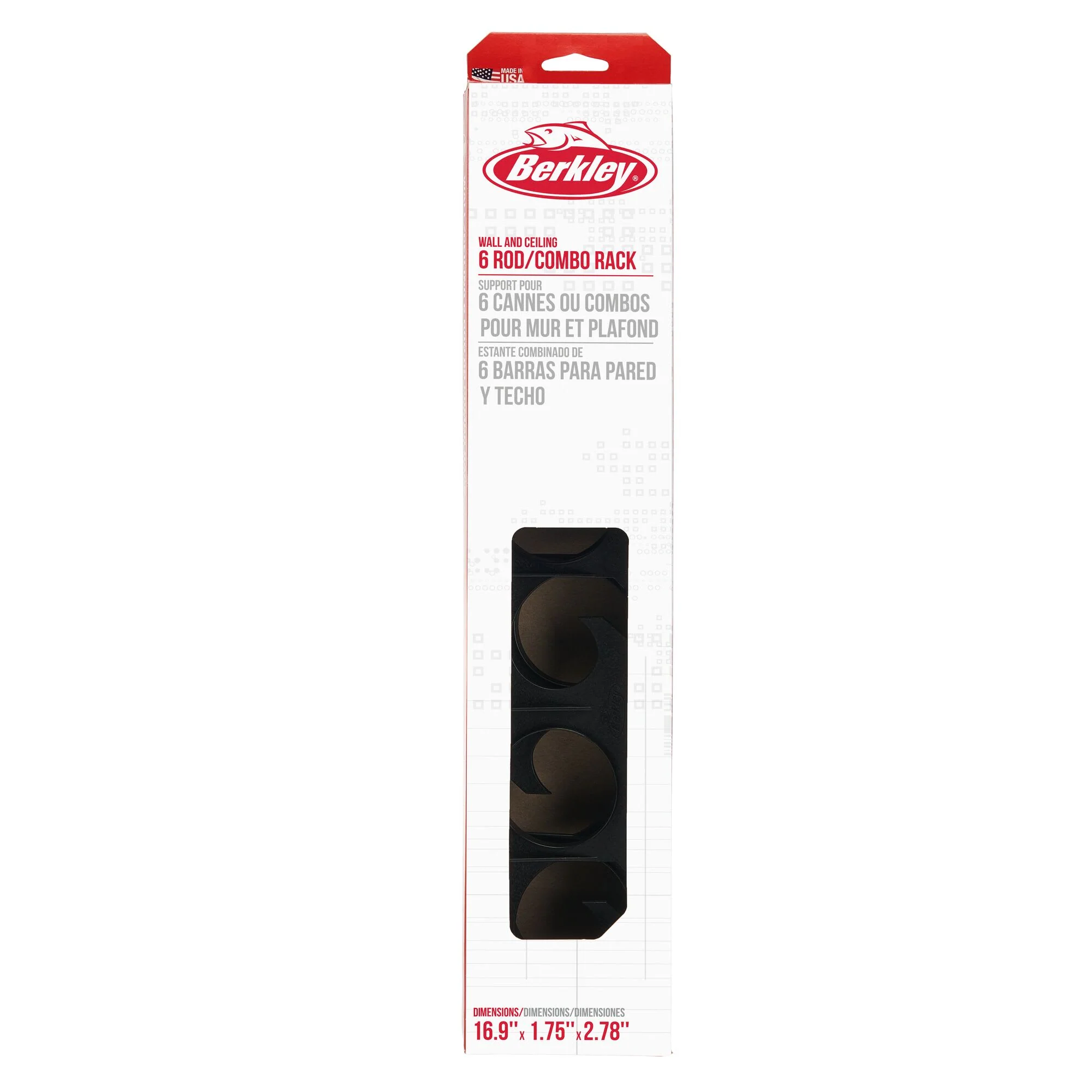 Berkley Wall and Ceiling 6 Rod or Combo Rack - Image 2