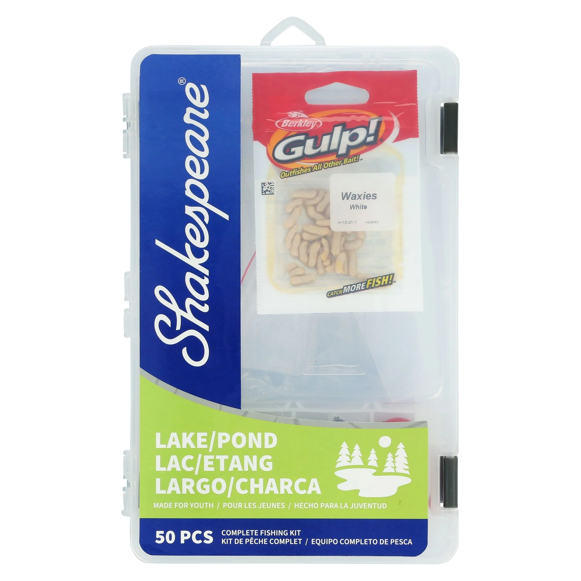 Shakespeare Catch More Fish® Lake Pond Spincast (Yellow) - Image 7