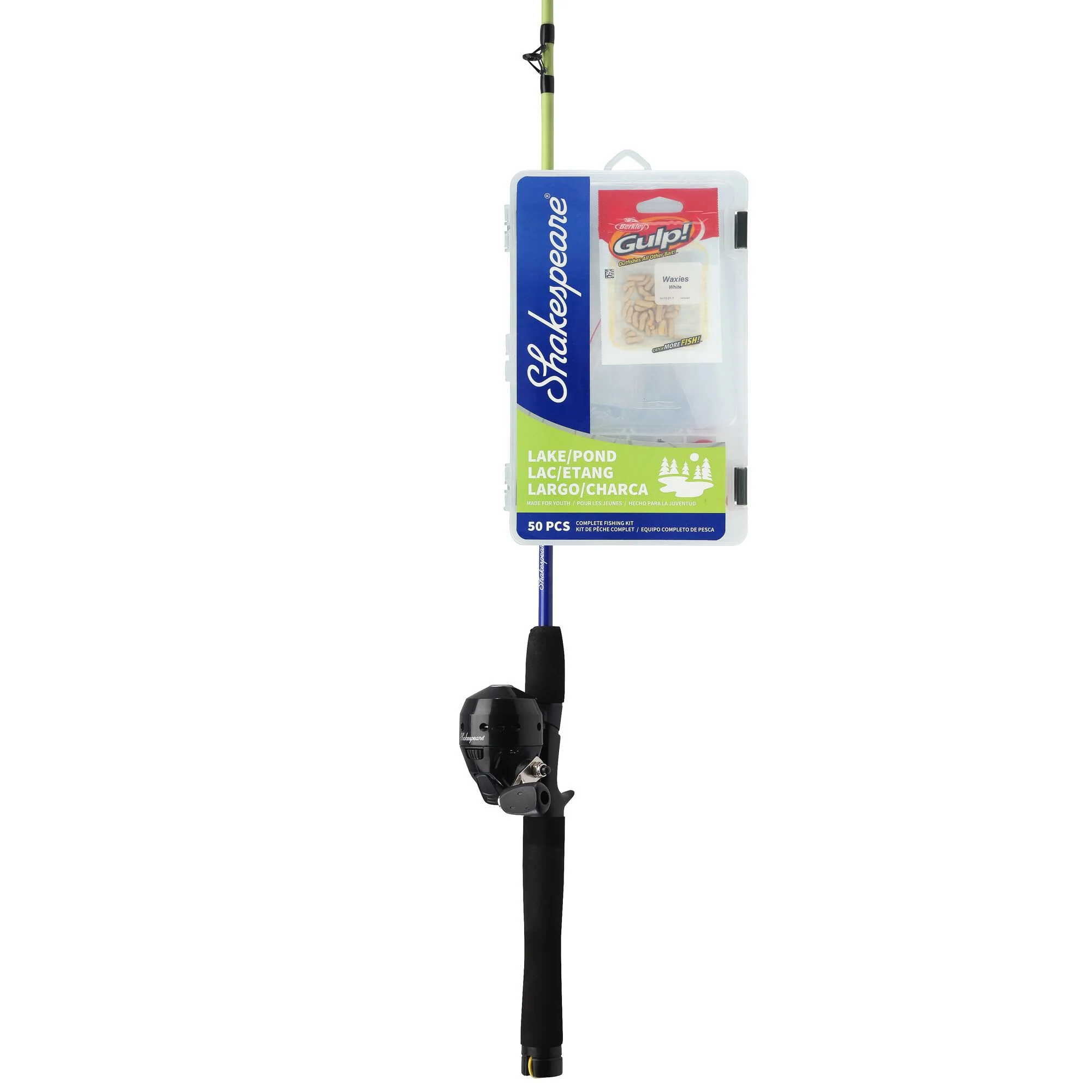 Shakespeare Catch More Fish® Lake Pond Spincast (Yellow) - Image 8